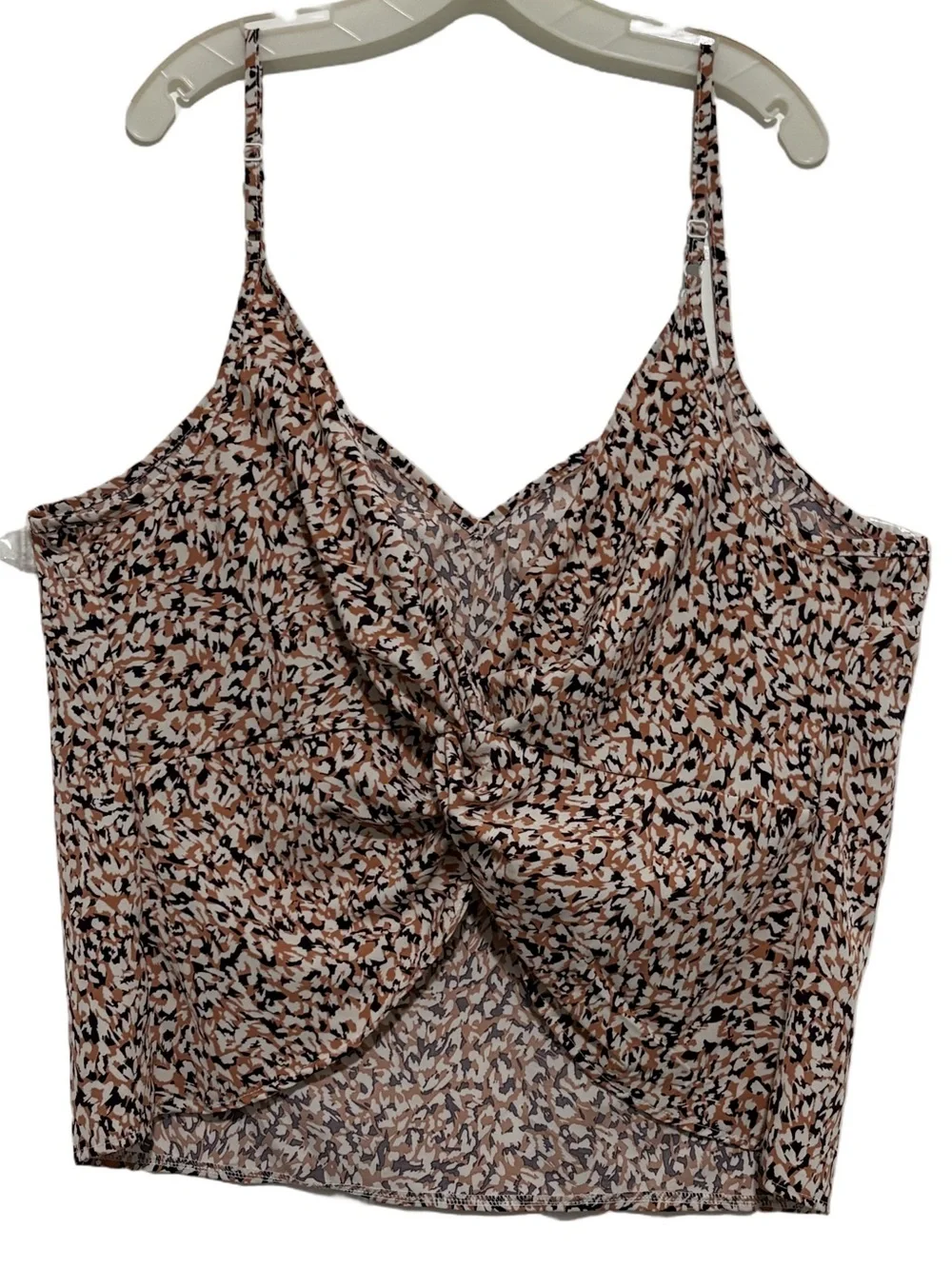 SHEIN Curve Printed Twist-Front Cami